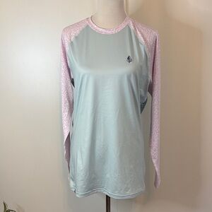 The Four Seasons Resort Long Sleeve Rash Guard Swim Top - L